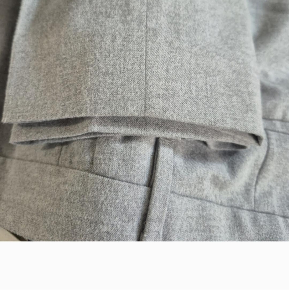 Babaton Light Gray Women's Trousers - Picture 7 of 8